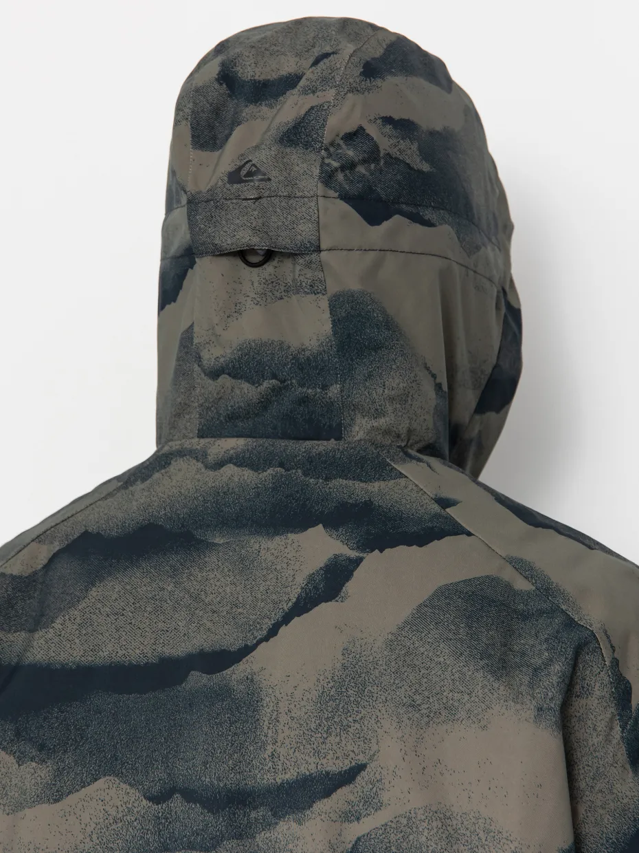 Mens Quiksilver Mission Printed Block Snowboard jacket