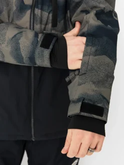 Mens Quiksilver Mission Printed Block Snowboard jacket