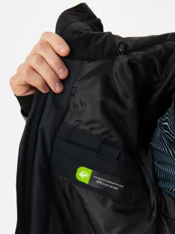 Mens Quiksilver Mission Printed Block Snowboard jacket
