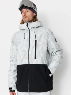 Mens Quiksilver Snowboard jacket Mission Printed Block