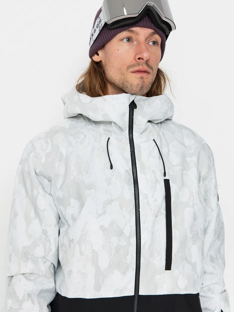 Mens Quiksilver Snowboard jacket Mission Printed Block