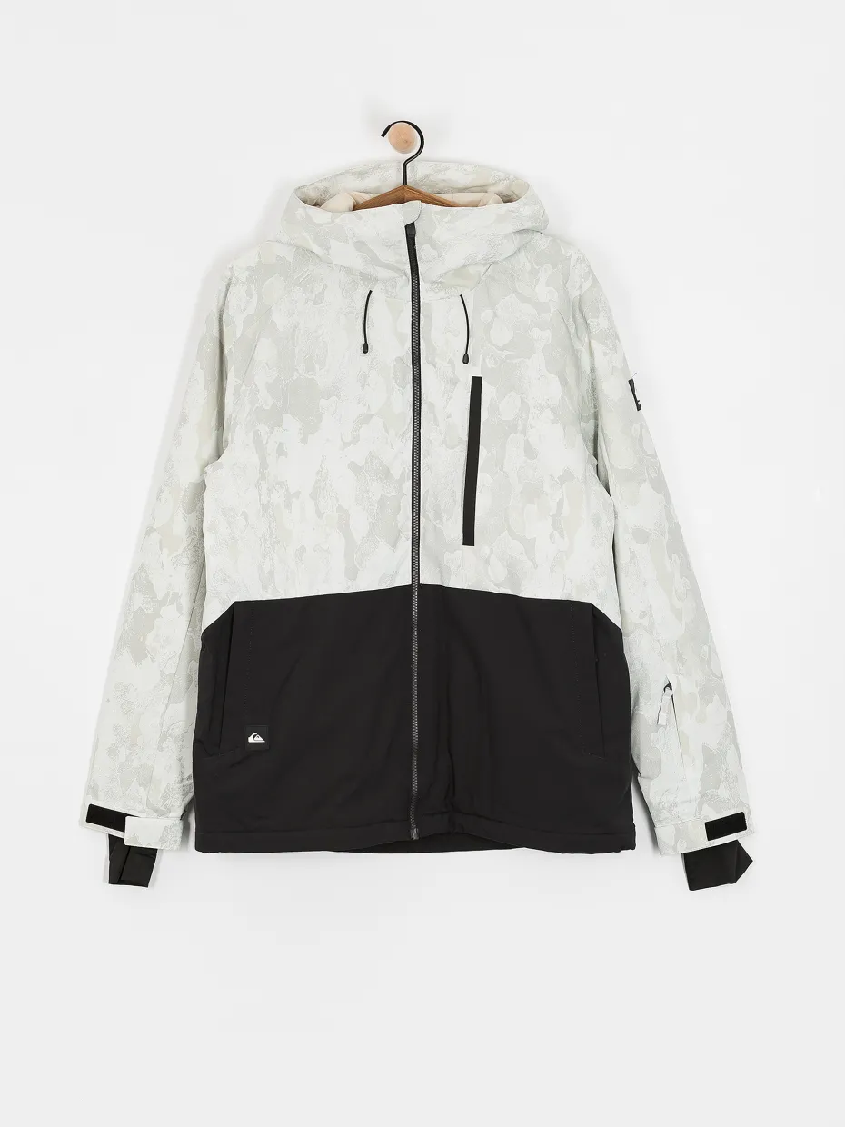 Mens Quiksilver Snowboard jacket Mission Printed Block