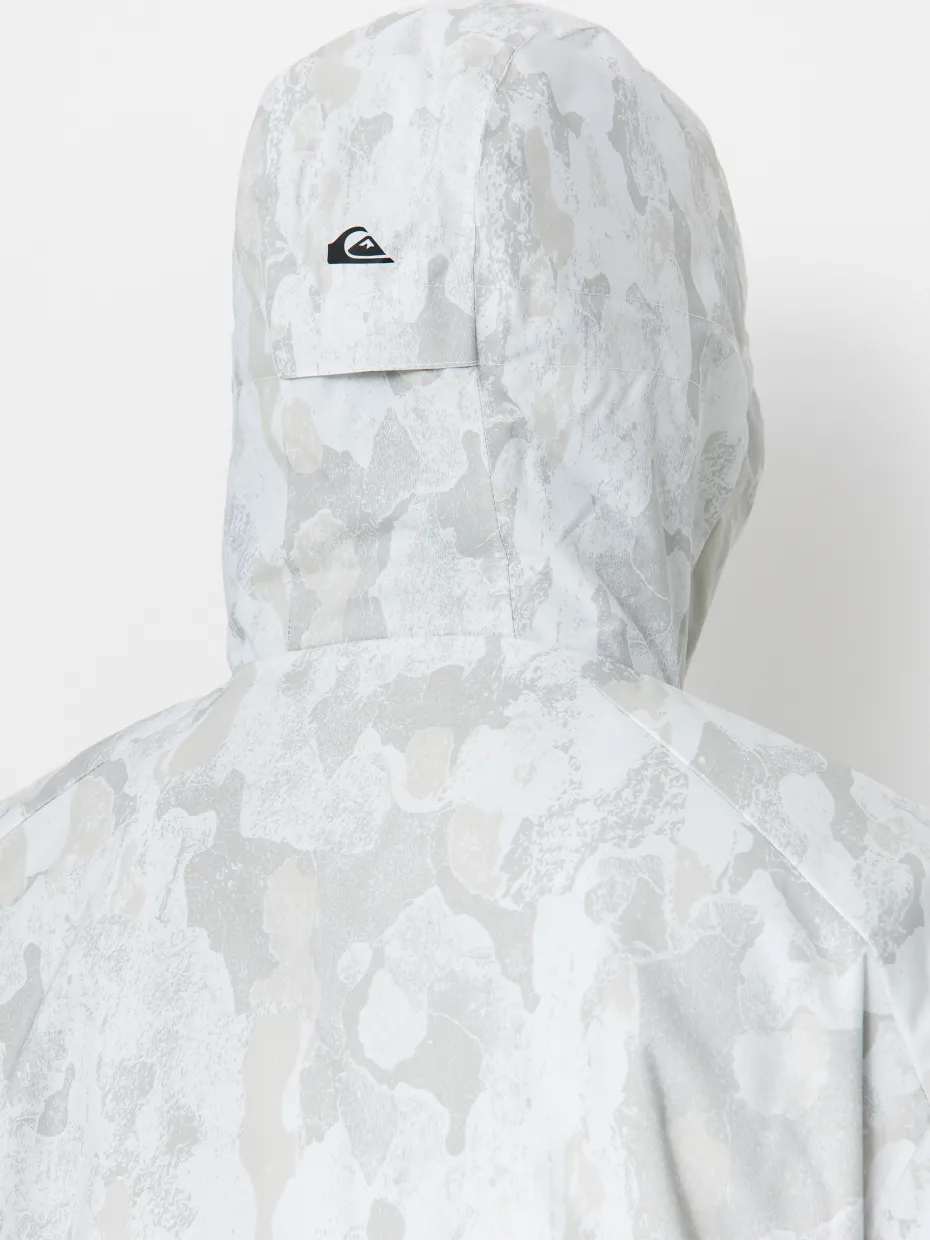 Mens Quiksilver Snowboard jacket Mission Printed Block
