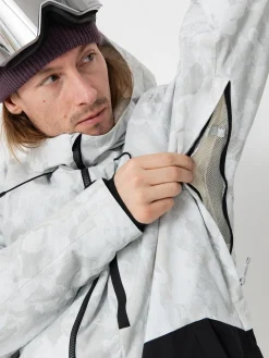 Mens Quiksilver Snowboard jacket Mission Printed Block