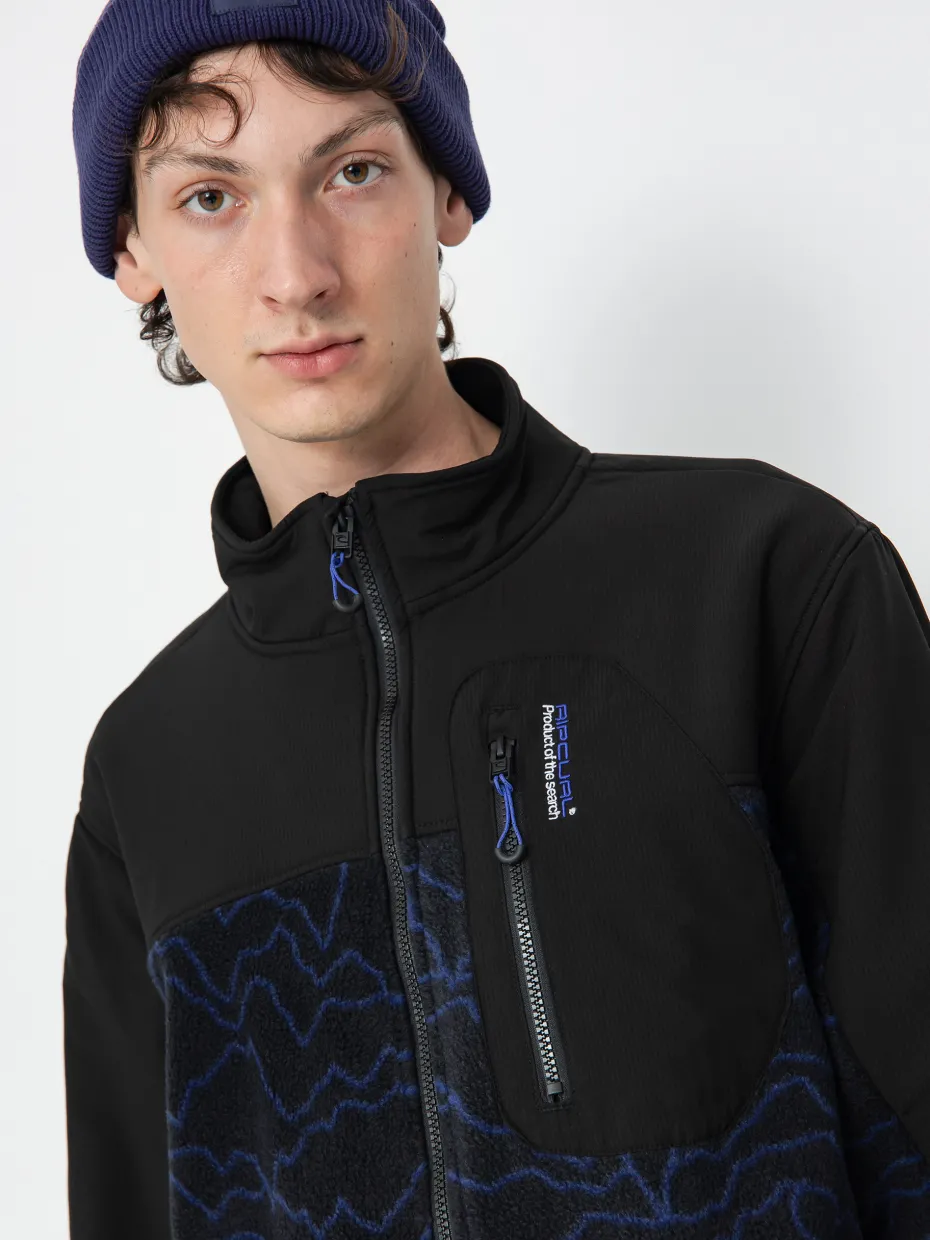 Mens Rip Curl Sweatshirt Anti Series Search Zip Crew