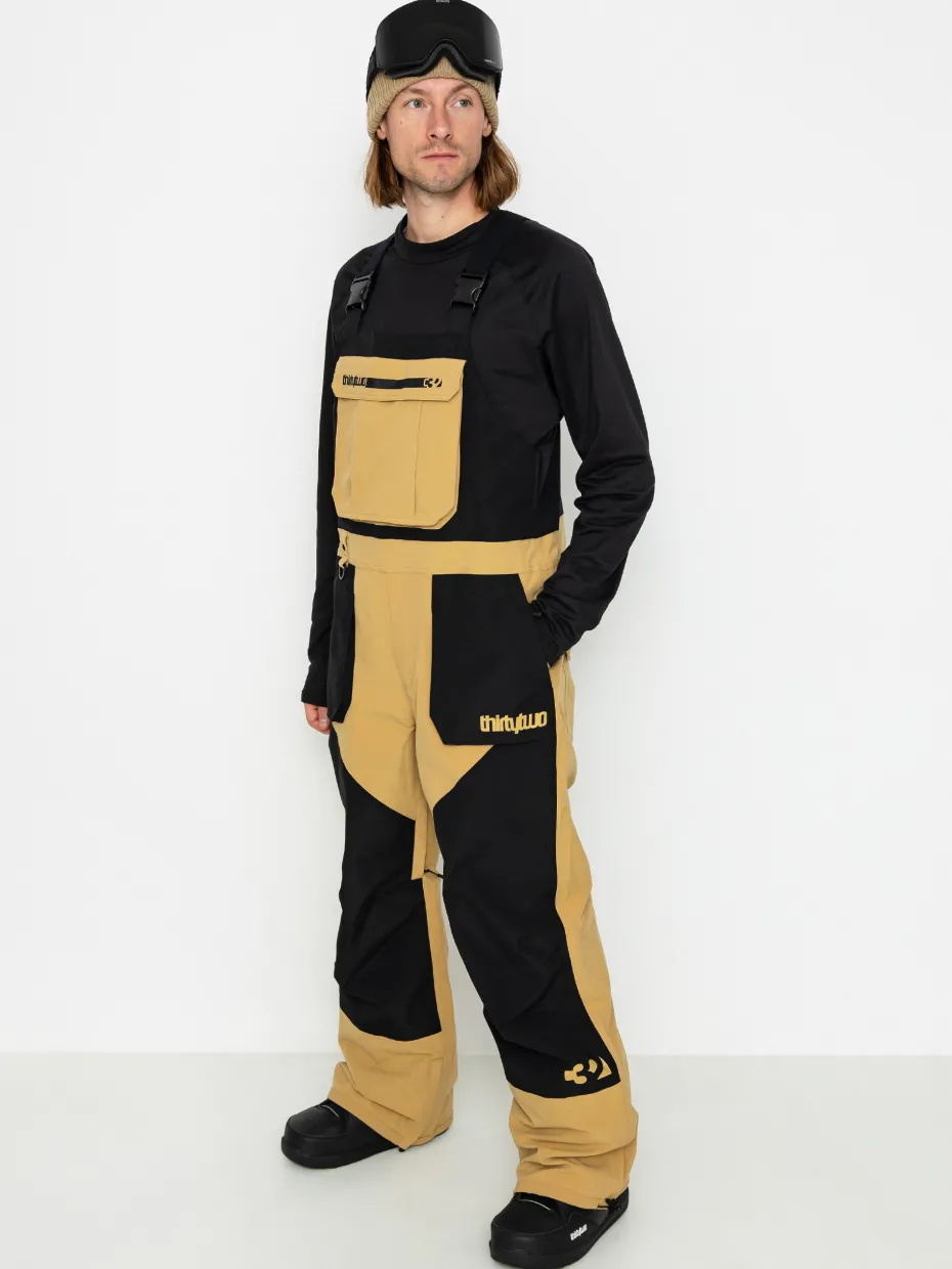Mens ThirtyTwo Basement Bib Snowboard pants