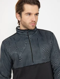 Mens Volcom Active sweatshirt Gridlock Mock Neck