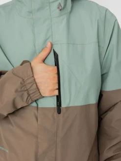Mens Volcom Snowboard jacket L Ins Gore Tex