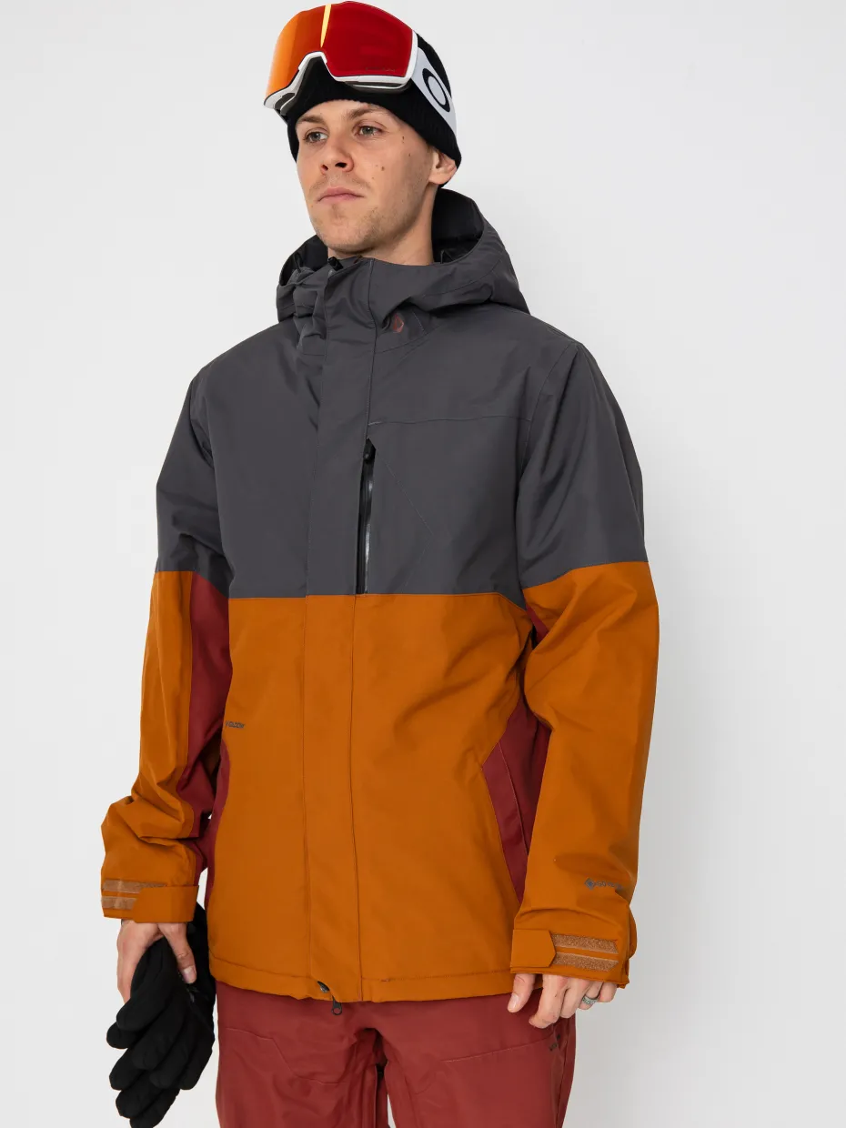 Mens Volcom Snowboard jacket L Ins Gore Tex