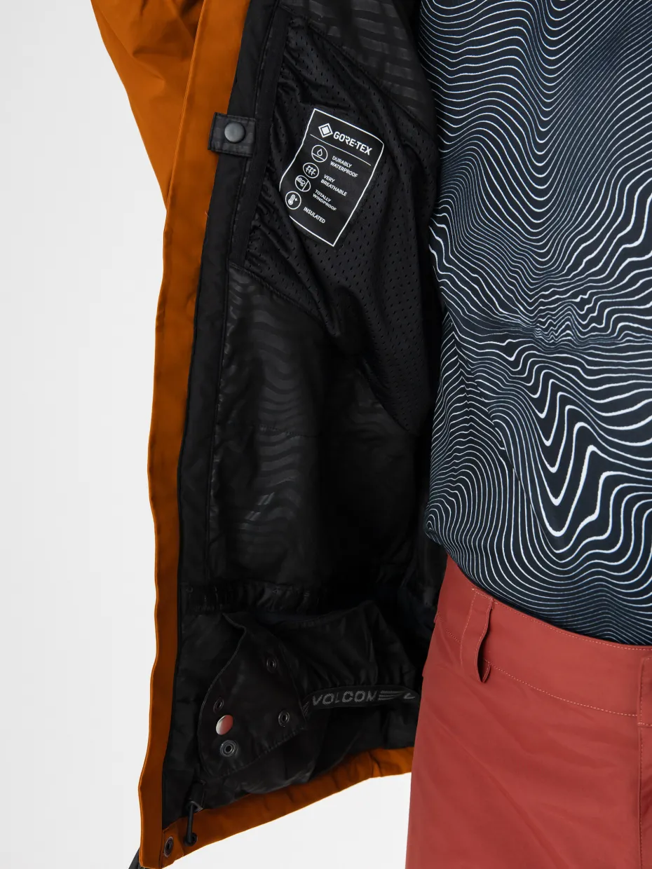 Mens Volcom Snowboard jacket L Ins Gore Tex