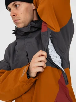 Mens Volcom Snowboard jacket L Ins Gore Tex