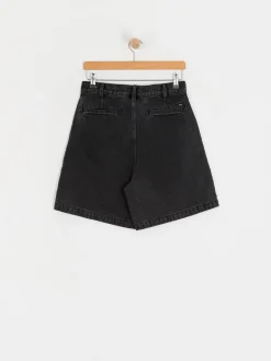 OBEY Eli II Denim Pleated Shorts Wmn