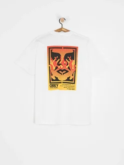 OBEY Icon Stencil Flame T-Shirt