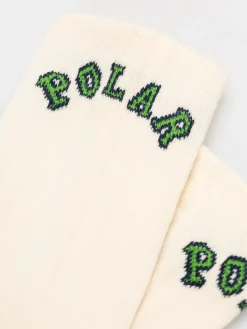 Polar Skate College Logo Socks