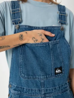 Quiksilver Uni Classic Denim Dungaree Wmn Pants