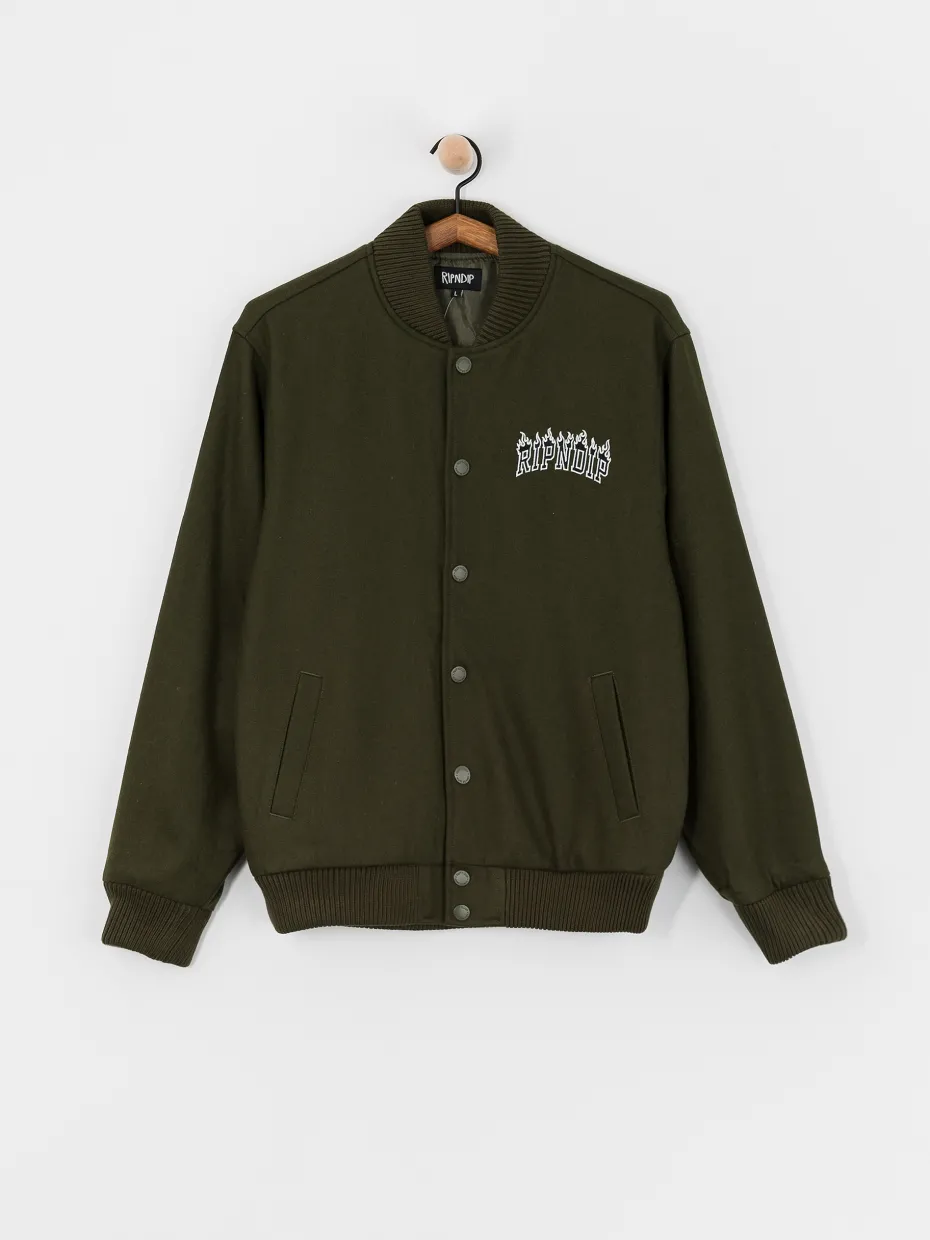 RipNDip Jacket Fire Spirit Varsity