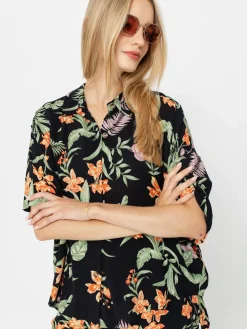 Roxy Beach Nostalgia Crinkle Shirt Wmn