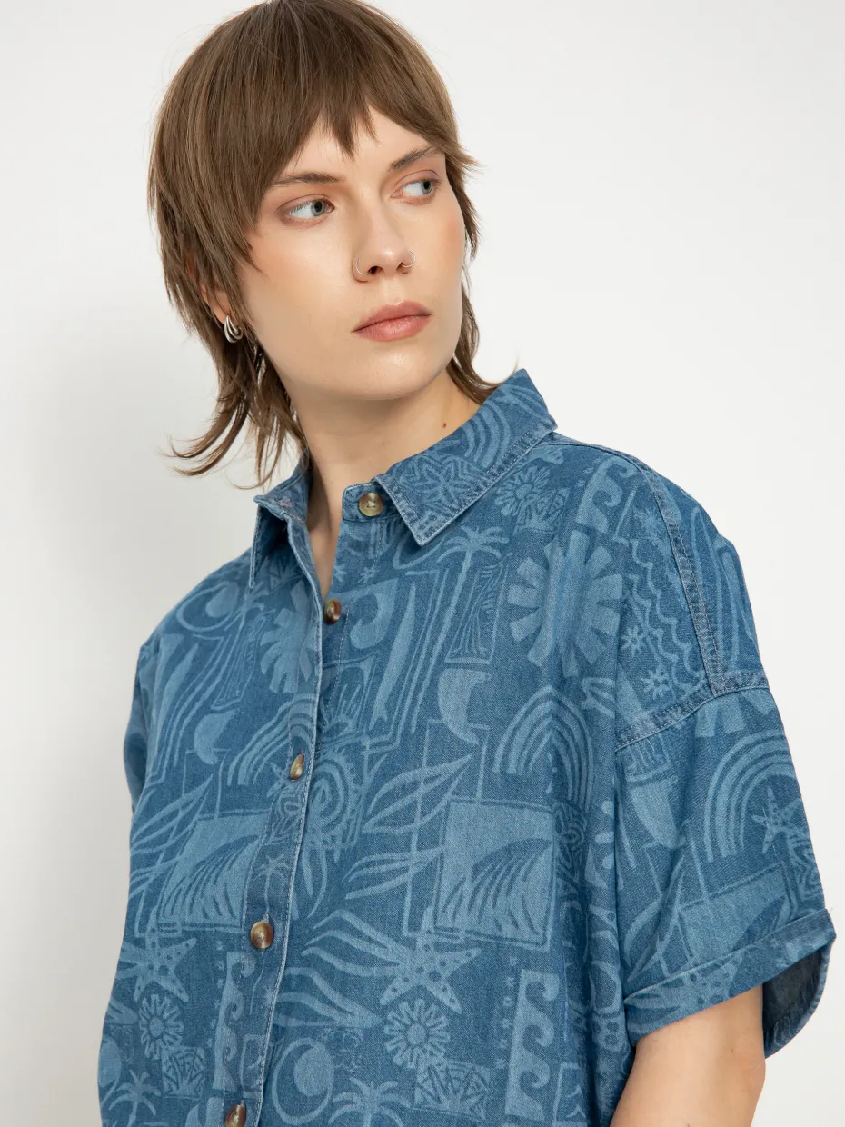 Roxy Beach Nostalgia Denim Wmn Shirt