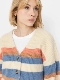 Roxy Marble Tiles Stripe Wmn Sweater