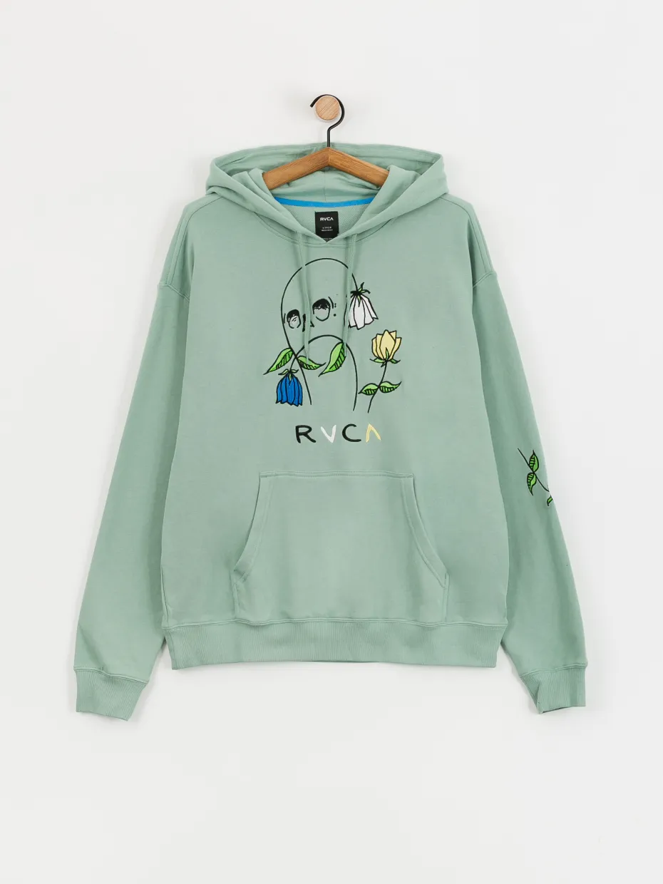 RVCA Hoodie Flower Skull HD