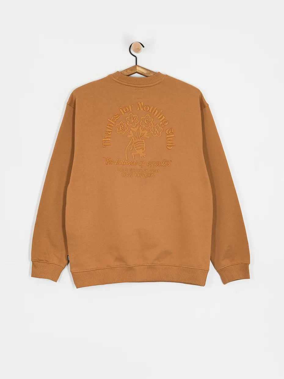 RVCA Sweatshirt Thanks For Nothing Crew