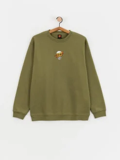 Santa Cruz Dressen Skull Dot Front Crew Sweatshirt