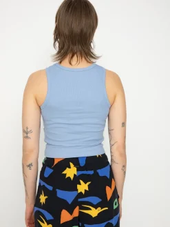 Santa Cruz Partial Dot Emb Wmn Tank top