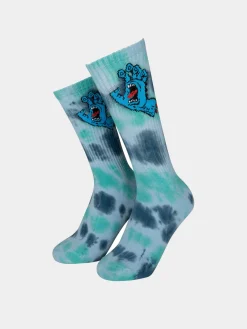 Santa Cruz Socks Screaming Hand Tie Dye
