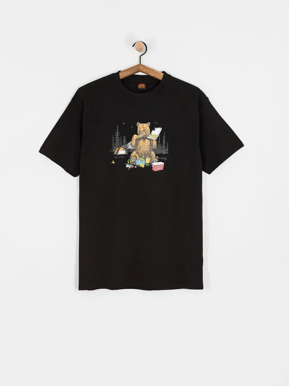 Santa Cruz T-Shirt Braun Pizza Bear