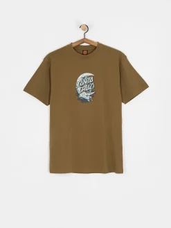 Santa Cruz T-Shirt Crescent Bone Hand