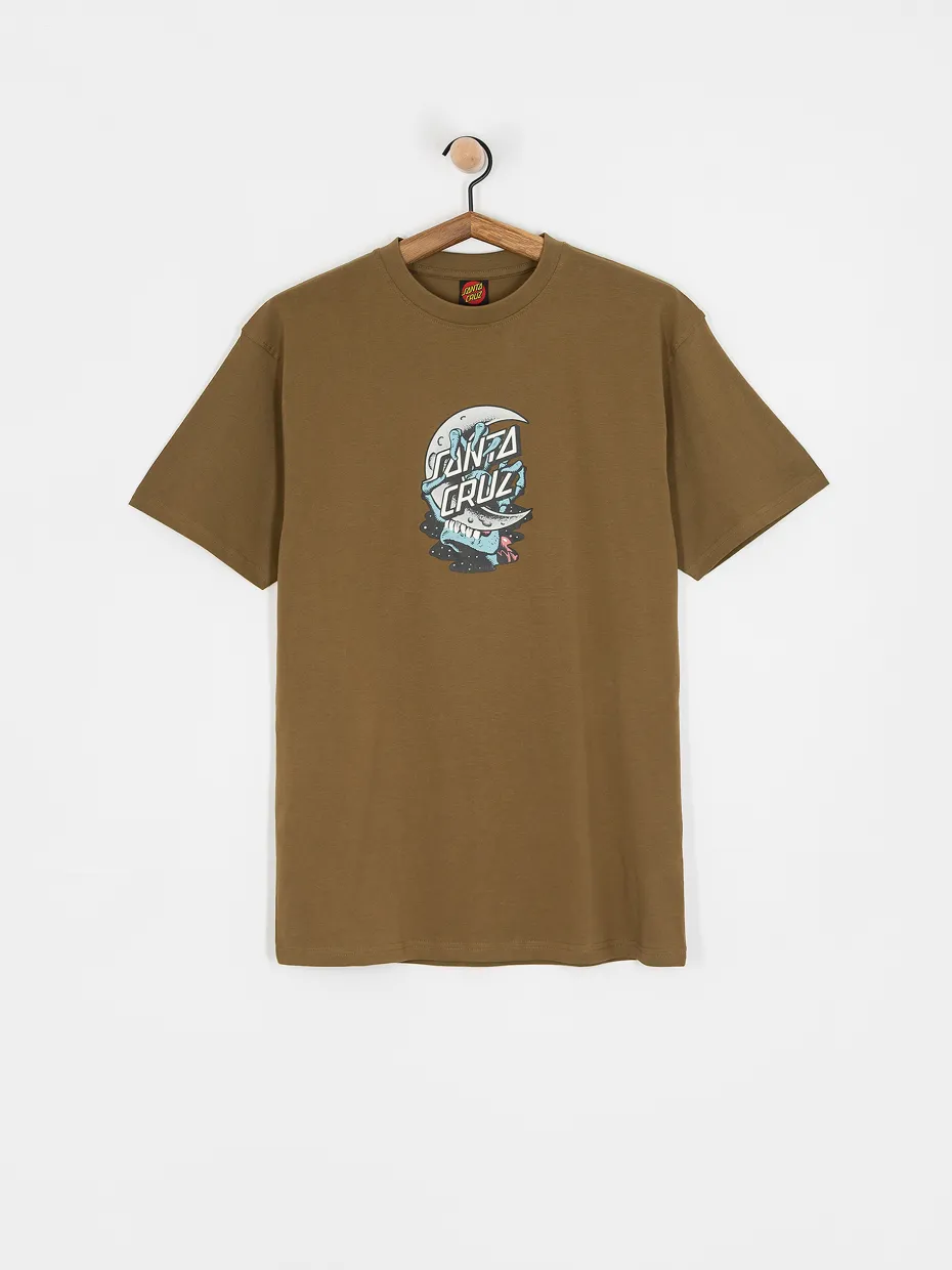 Santa Cruz T-Shirt Crescent Bone Hand