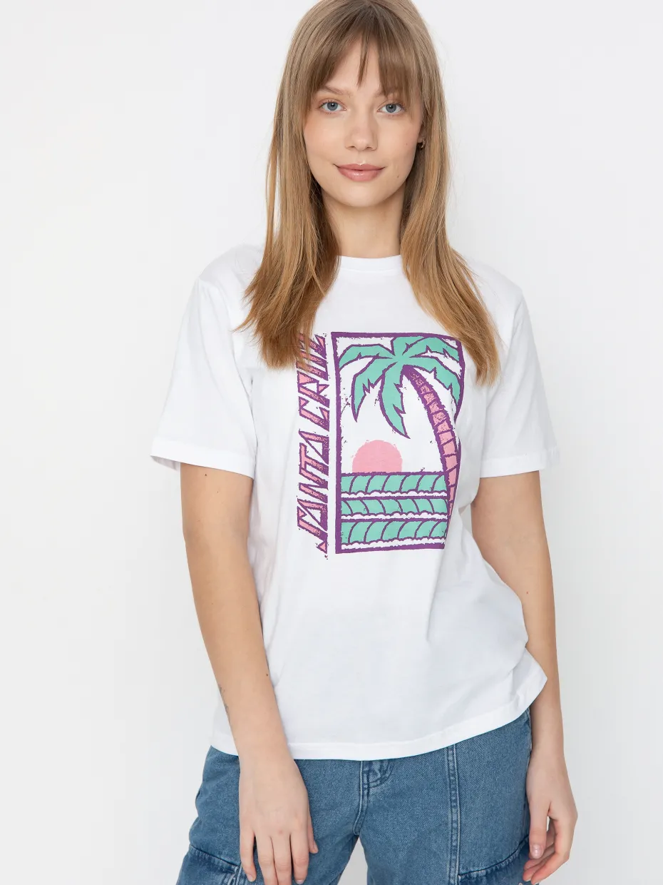 Santa Cruz T-Shirt Palm Strip Wmn