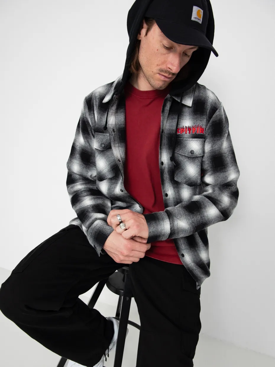 Spitfire Demonseed Hooded Flannel Shirt