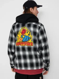 Spitfire Demonseed Hooded Flannel Shirt