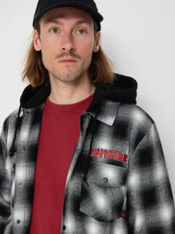 Spitfire Demonseed Hooded Flannel Shirt