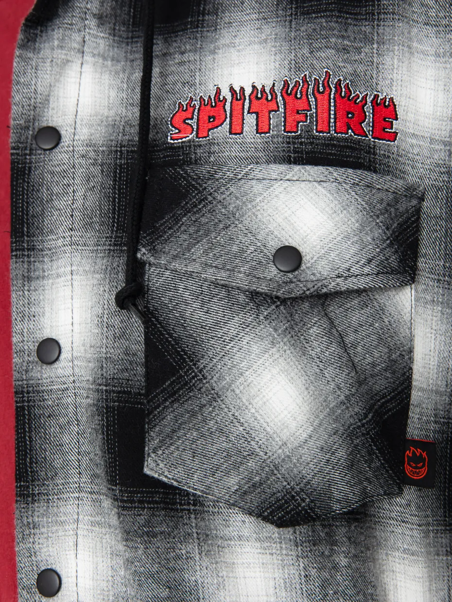 Spitfire Demonseed Hooded Flannel Shirt