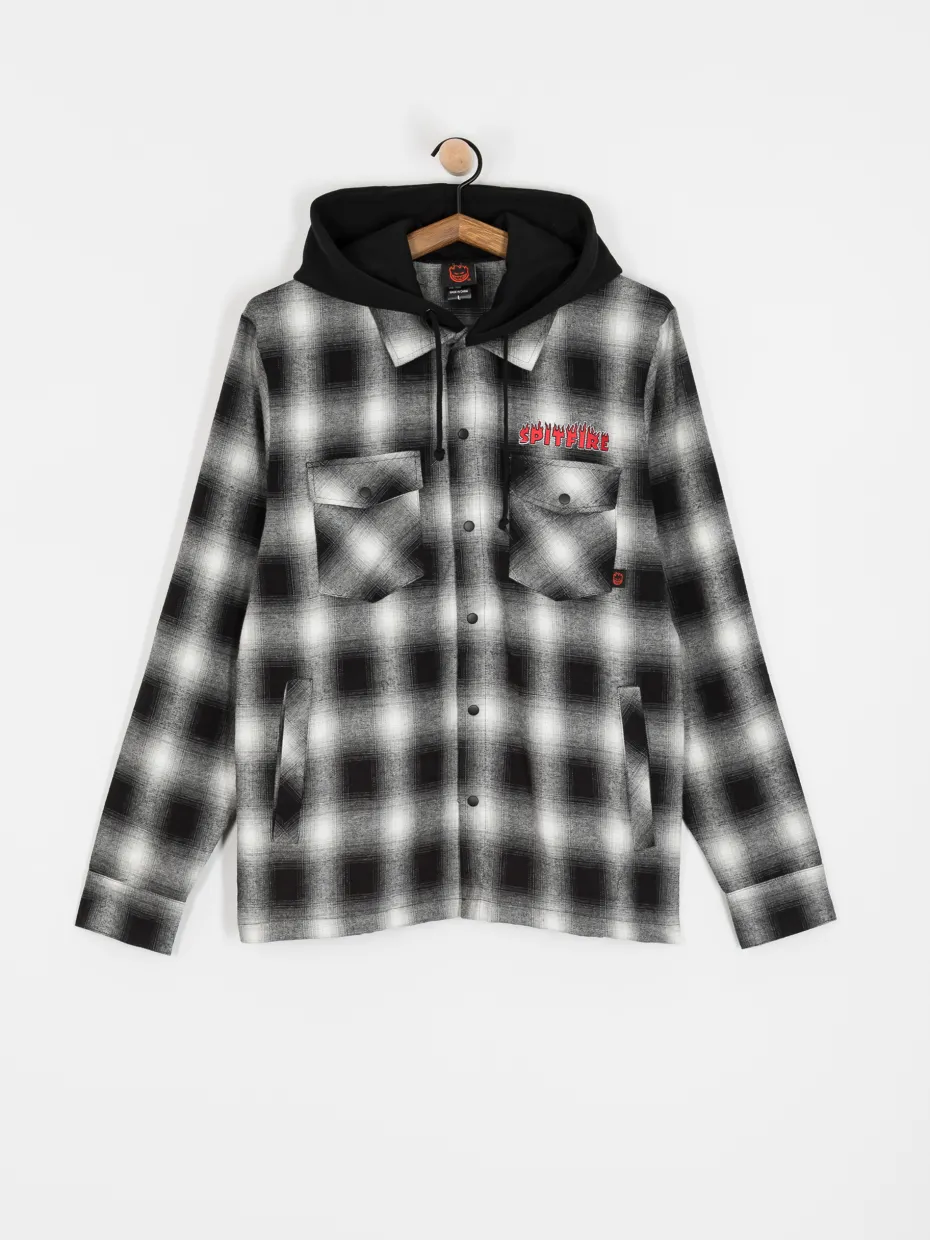 Spitfire Demonseed Hooded Flannel Shirt