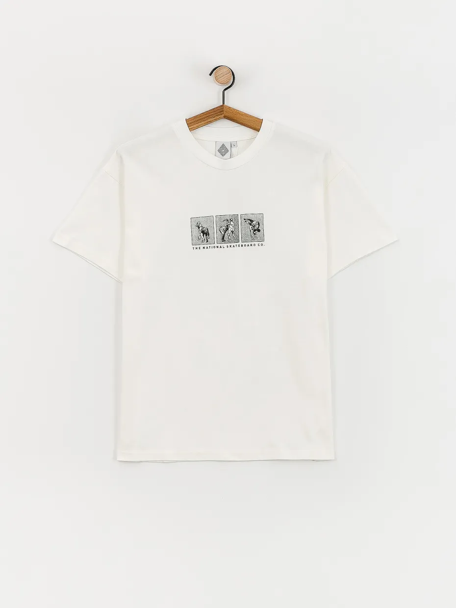 The National Skateboard Co Office Politics Triptych T-shirt