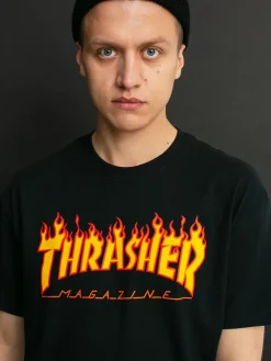 Thrasher T-shirt Flame Logo
