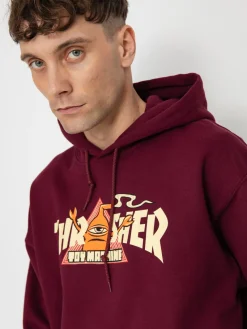 Thrasher X Toy Machine Vortex HD Hoodie