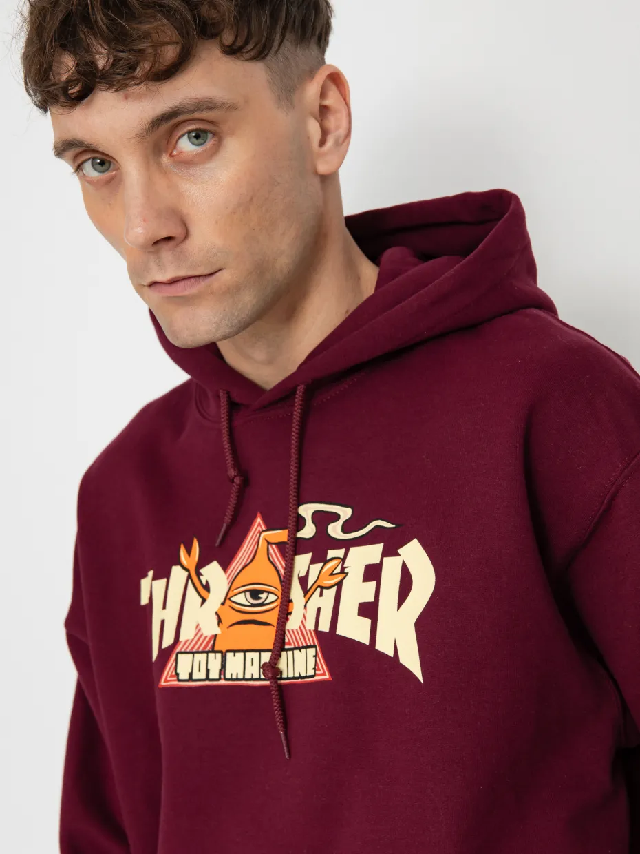 Thrasher X Toy Machine Vortex HD Hoodie