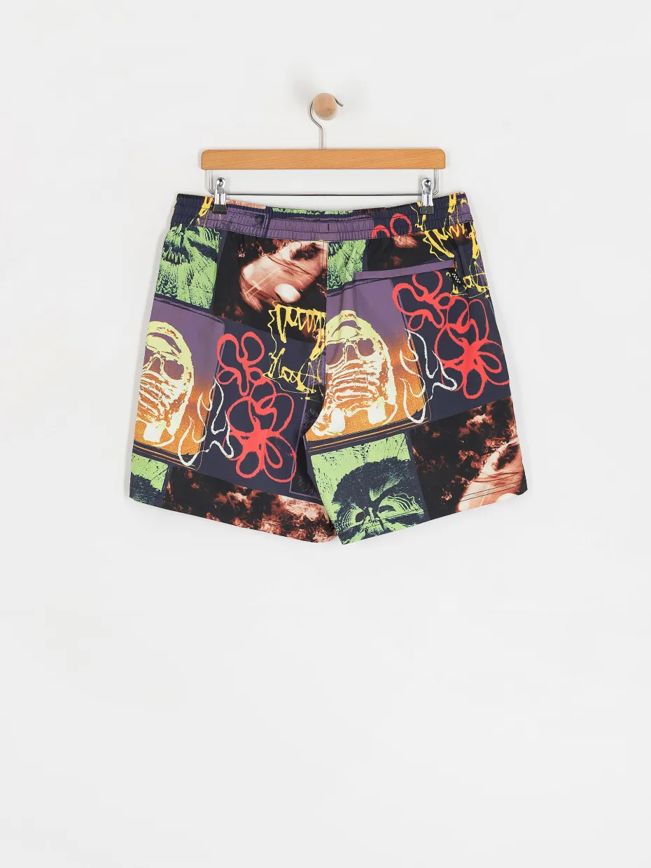 Vans Shorts Primary Crazy Print Loose Elastic