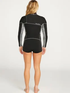 Volcom 2Mm Chest Zip Ls Springsuit Swimsuit Wmn