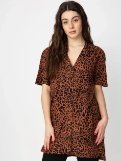 Volcom Dino Tea Tunic Shirt Wmn