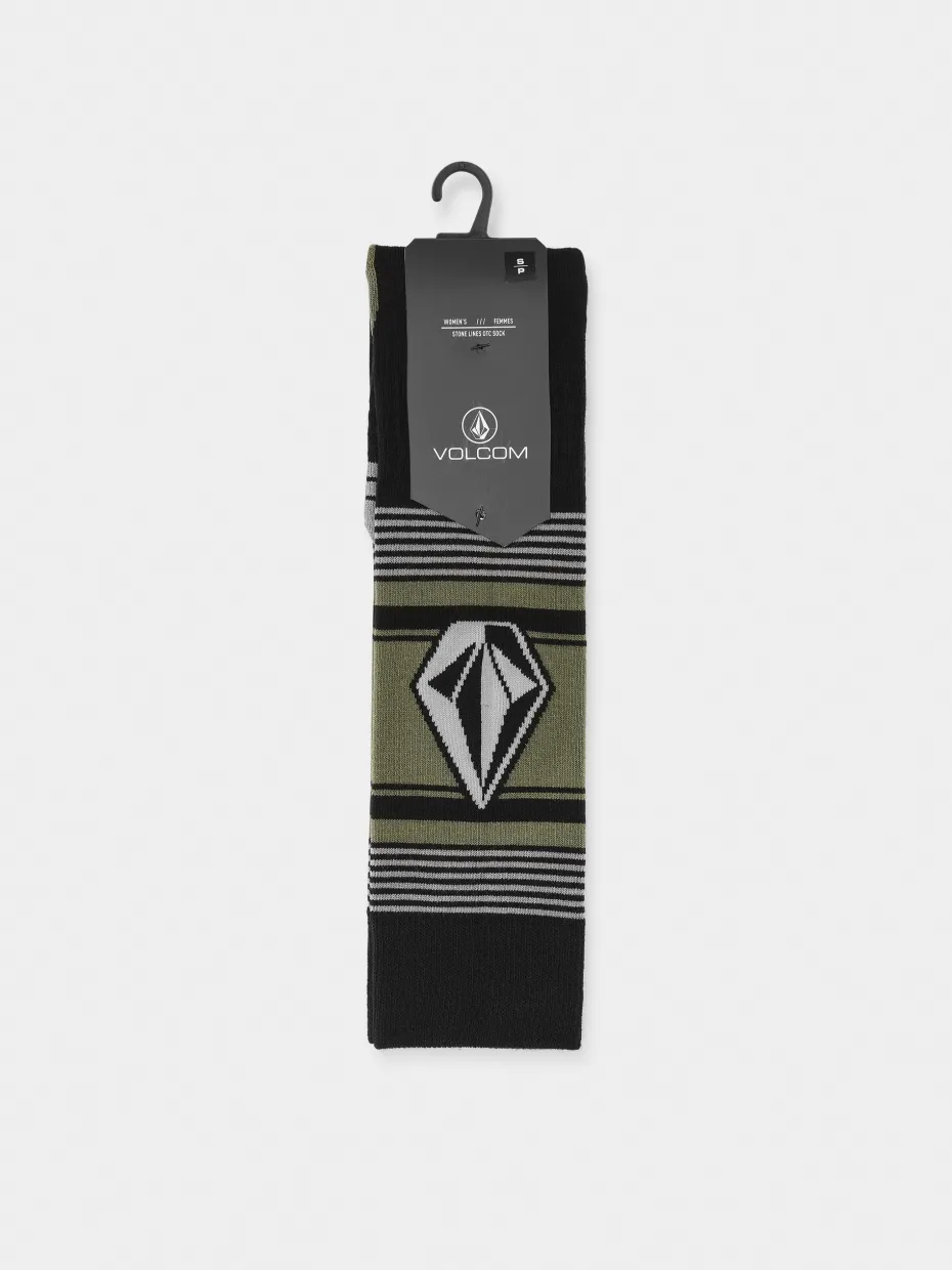 Volcom Socks Stone Lines Otc Wmn