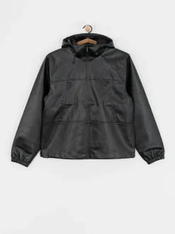 Wasted Paris Kingdom Faux Leather Windbreaker Jacket