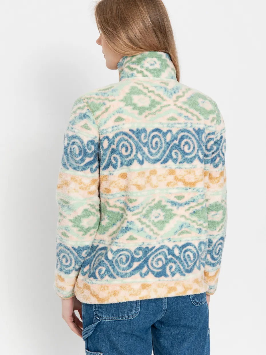 Womens Billabong Boundary Mock 3 Fleece