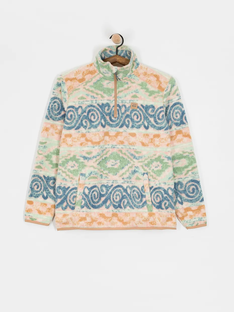 Womens Billabong Boundary Mock 3 Fleece