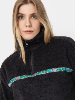 Womens Billabong Holiday Cropped Fleece