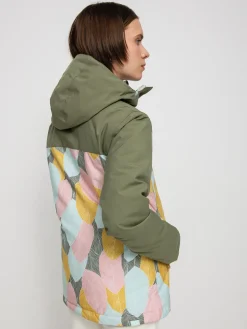Womens Roxy Galaxy Print Block Snowboard jacket